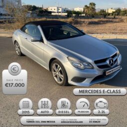 MERCEDES E220D CONVERTIBLE